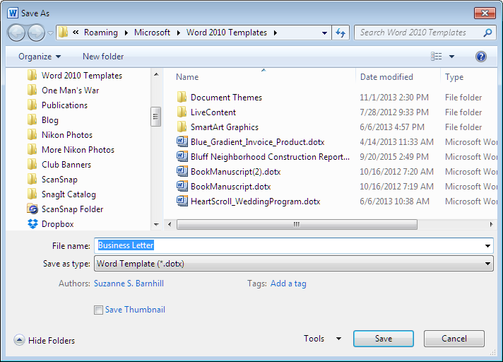 How to Create a Template